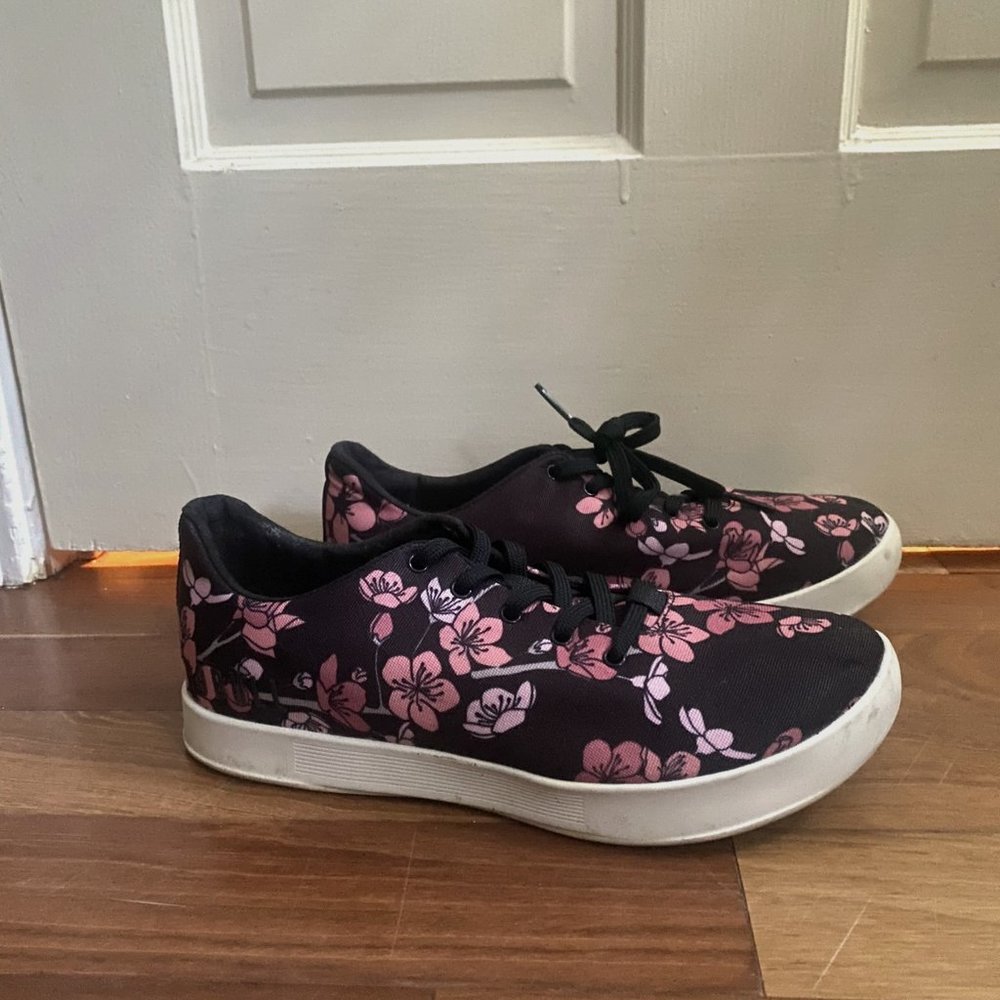 No Bull Canvas Cherry Blossom Trainer